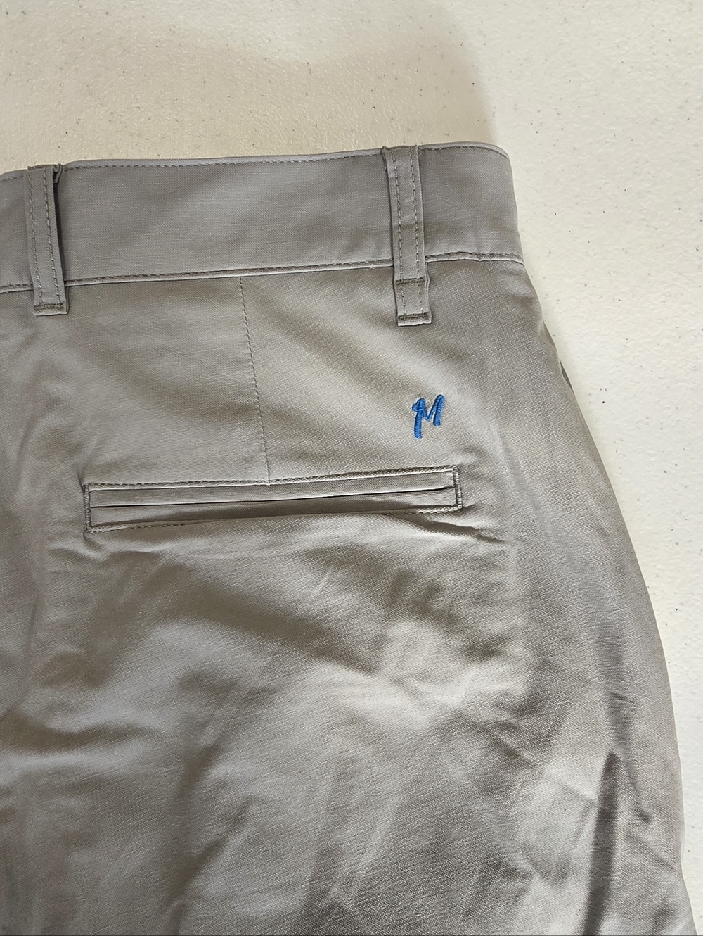 Mugsy Jacks Golf Shorts Gray Men's 34 Preppy Performance Wear - Picture 13 of 14